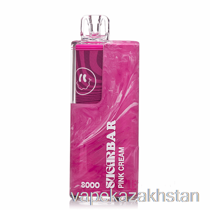 Vape Disposable Sugar Bar SB8000 0% Zero Nicotine Disposable Pink Cream